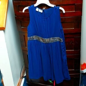 Kids blue flowy dress